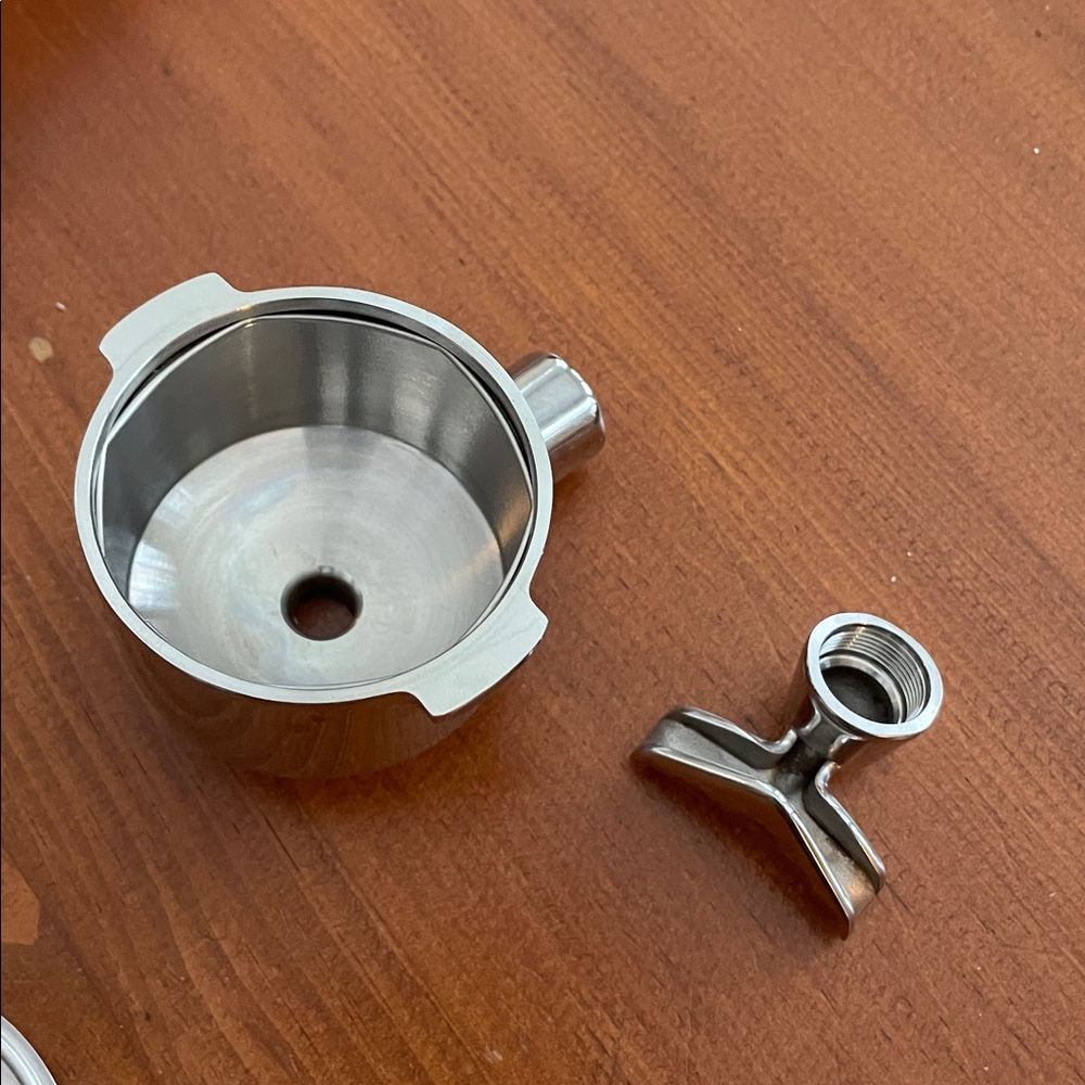 Portafilter 54mm Two Ear Double Spout w/Detachable handle and Spout - Espresso - Picture 4 of 13